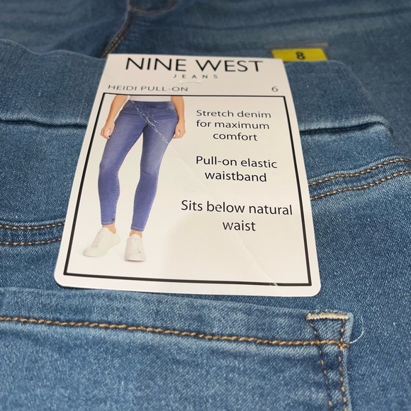 Nine West Women's Heidi Pull-On Denim Pants - Picture 4 of 4